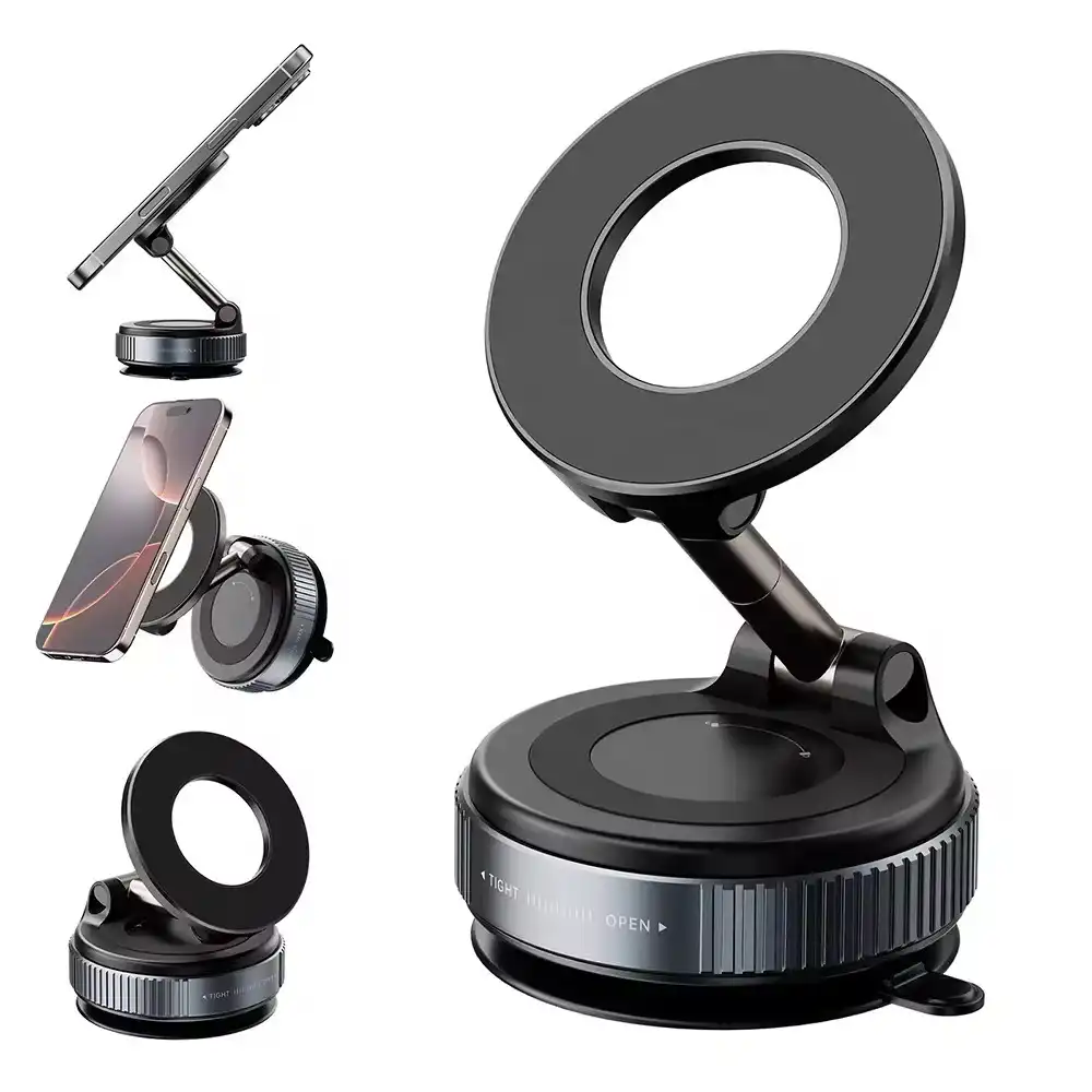 Magnetic Vacuum Phone Holder